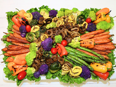 Roasted and Grilled Vegetable Tray